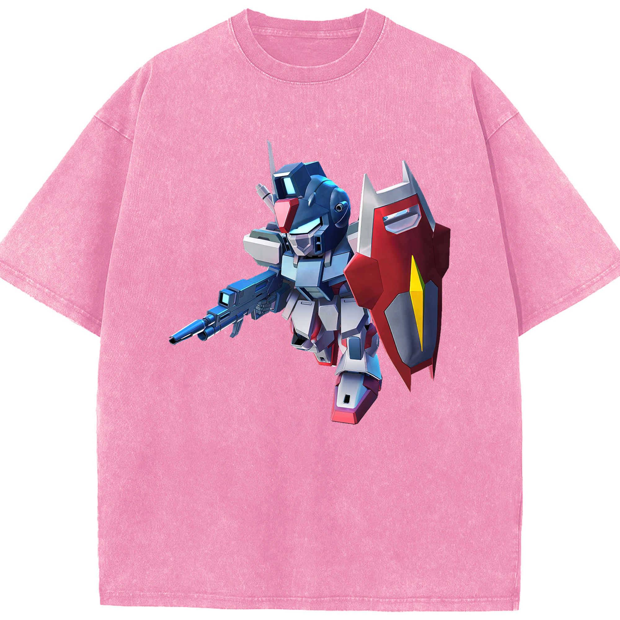 （画像用） 機動戦士ガンダム Mobile Suit Gundam 綿100% ヴィンテージ風 半袖Tシャツ（フロントプリント）